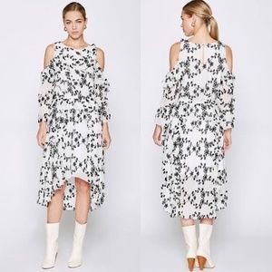 Joie Alpheus Silk Ruffle Dress